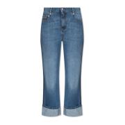 Alexander McQueen Boyfriend jeans Blue, Dam