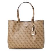 Guess Society Satchel Handväska Beige, Dam