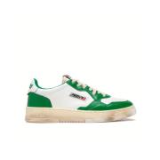 Autry Vintage Läder Medalist Sneakers Green, Herr