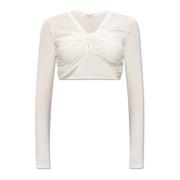 Cult Gaia ‘Avani’ crop top White, Dam