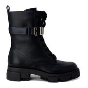 Guess Kvinnors Madox Fl8Mdxele10 Ankelboots Black, Dam