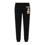 Moschino Sweatpants med logotyp Black, Dam