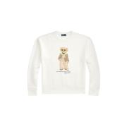 Polo Ralph Lauren Polo Ralph Lauren Teddy Bear Sweatshirt White, Dam