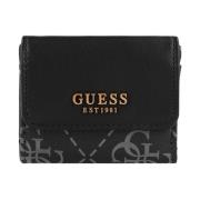 Guess Kinnors Syntetisk Plånbok Black, Dam