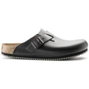 Birkenstock Klassisk Läderträsko Black, Herr