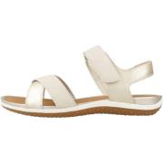 Geox Stiliga platta sandaler för sommaren Beige, Dam