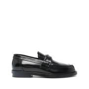 Alexander McQueen Svarta Chelsea Platta Skor Black, Herr