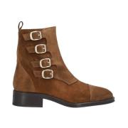 Alpe Damskor i kamel, casual stil Brown, Dam