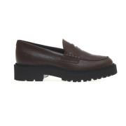 Hogan Brun Läder Route Moccasin Brown, Dam