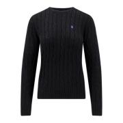 Polo Ralph Lauren Round-neck Knitwear Black, Dam