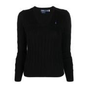 Polo Ralph Lauren Svart Polo Pullover Black, Dam