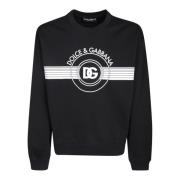 Dolce & Gabbana Svart Sweatshirt - Ultimat Komfort och Stil Black, Her...