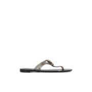 Casadei Jelly flip-flops Black, Dam