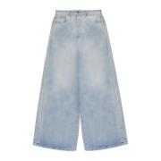 Vetements Jeans med vida ben Blue, Dam