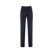 Fabiana Filippi Slim-fit Trousers Blue, Dam