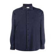 Xacus Polyamid Skjorta, Tillverkad i Italien Blue, Herr