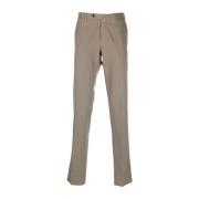 PT Torino Slim Fit Blandade Bomullsbyxor Beige, Herr