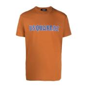 Dsquared2 Casual Uppgradering T-shirt för Män Orange, Herr