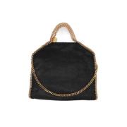 Stella McCartney Svart Shaggy Deer Toteväska med Guld Hardware Black, ...