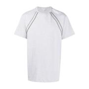 Alexander McQueen Logo Jersey Bomull T-shirt med Korta ärmar Gray, Her...