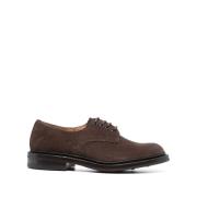 Tricker's Mörkbruna Derby Skor i Mocka Brown, Herr