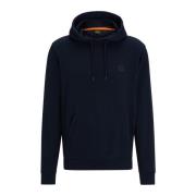 Hugo Boss Orange Wetalk Jersey Hoodie Blue, Herr