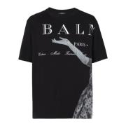 Balmain T-shirts Black, Herr
