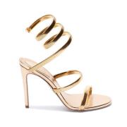 René Caovilla High Heel Sandals Yellow, Dam