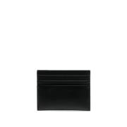 Givenchy Svart läder kreditkortsplånbok Black, Herr