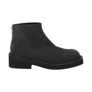 MM6 Maison Margiela Läder Ankelboots Black, Herr