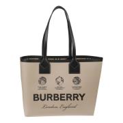 Burberry Beige Heritage Tote Väska Beige, Dam