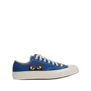 Comme des Garçons Blå Ct20 Låga Sneakers med Stor Hjärt Design Blue, D...