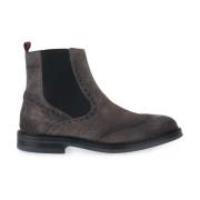 Marco Ferretti Chelsea Boots Gray, Herr