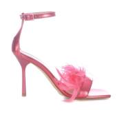 Liu Jo Rosa Läder Sandaler Ss23 Pink, Dam