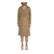 Max Mara Studio Dubbelknäppt dammrock Beige, Dam