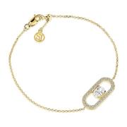 Sif Jakobs Jewellery Ellisse Carezza Guldpläterat Armband Yellow, Dam