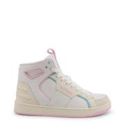 Guess Dam Syntetiskt Läder Sneakers White, Dam