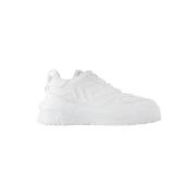 Versace Laeder sneakers White, Dam