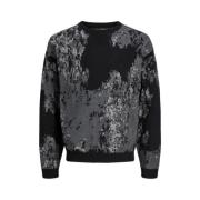 Jack & Jones Stilfull Pullover Tröja Black, Herr