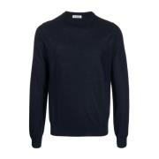 Jil Sander Rundhalsad Jersey Blue, Herr