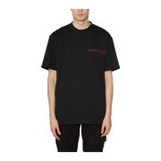 44 Label Group Bomullstryck T-shirt Black, Herr