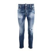 Dsquared2 Indigo Skinny Denim Jeans Blue, Herr