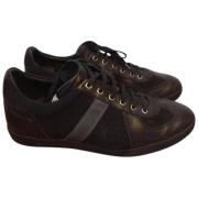 Dior Vintage Pre-owned Laeder sneakers Black, Dam