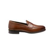 Loake Premium Calf Leather Loafer Brown, Herr
