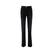 Versace Svarta Denim Jeans - Klassisk Modell Black, Dam