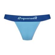 Dsquared2 Stringtrosa med logotyp Blue, Dam