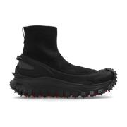 Moncler Trailgrip Knit höga sneakers Black, Dam