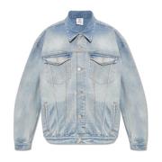 Vetements Oversize jeansjacka Blue, Dam