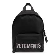 Vetements Ryggsäck med logotyp Black, Unisex