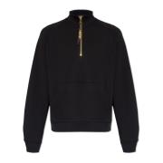 Moschino Sweatshirt med ståkrage Black, Herr